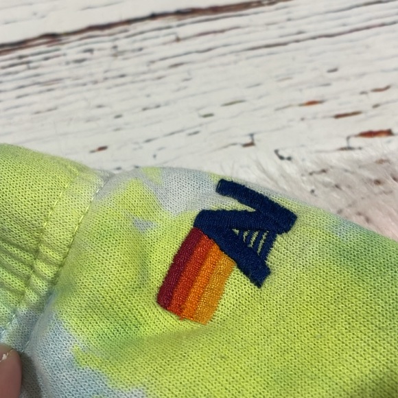 Aviator Nation Yellow Blue High Rise Tie Dye Sweatpants - Picture 10 of 10